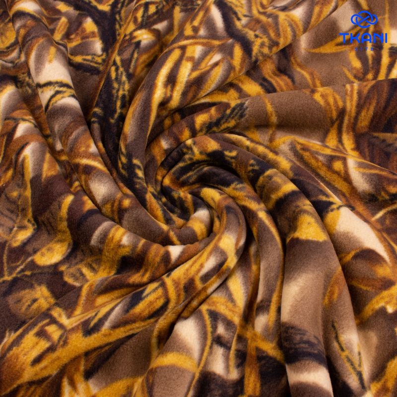 1633. Флис двухсторонний. Принт.