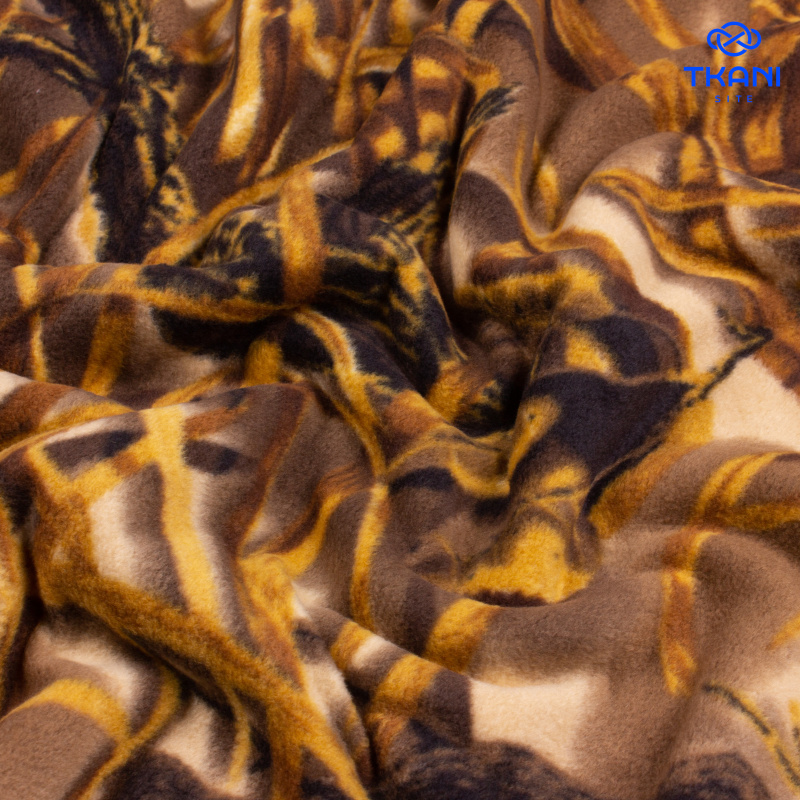 1633. Флис двухсторонний. Принт.