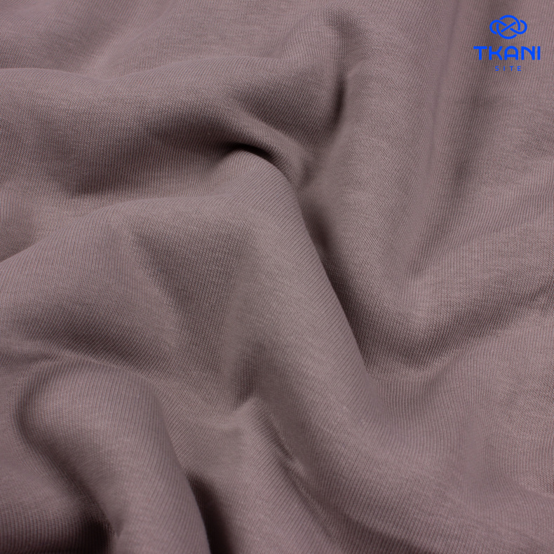 2443. Футер 3х-нитка с начесом. Облачно-серый от Tkani.site