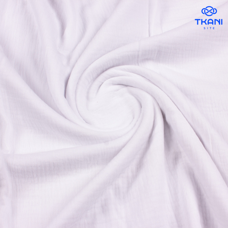 1649. Муслин. Двухслойный. Белый.