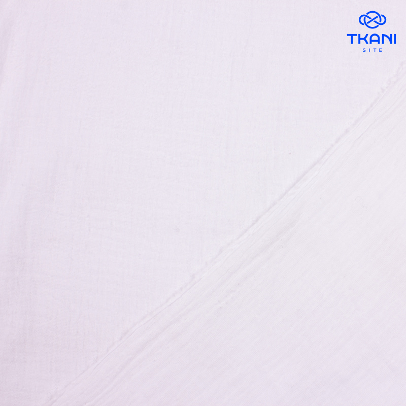 1649. Муслин. Двухслойный. Белый.