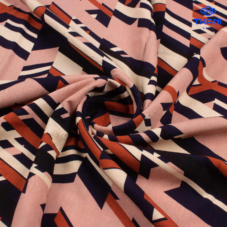 74393. Плательная. Вискоза. Штапель. Принт. Уценка!!! от Tkani.site