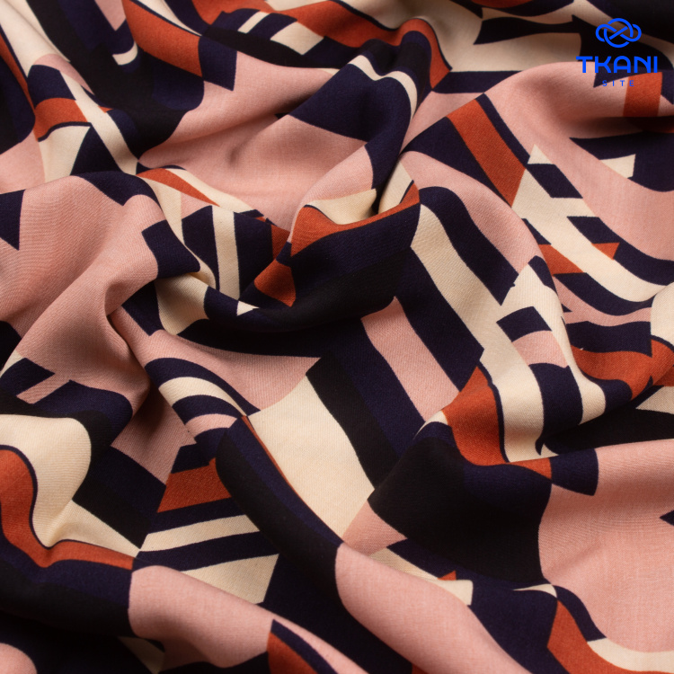 74393. Плательная. Вискоза. Штапель. Принт. Уценка!!! - фото 2