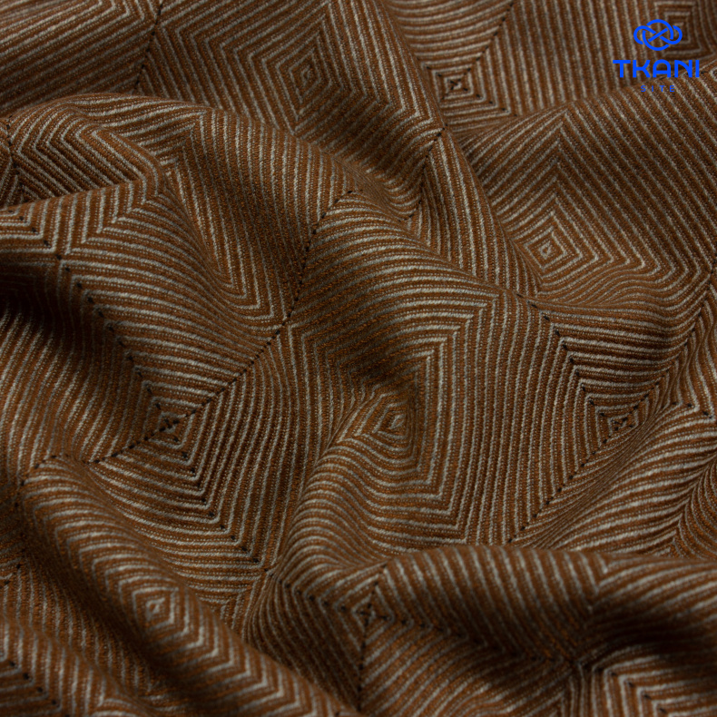 1490. Костюмная поливискоза. Жаккард. Уценка!!! от Tkani.site