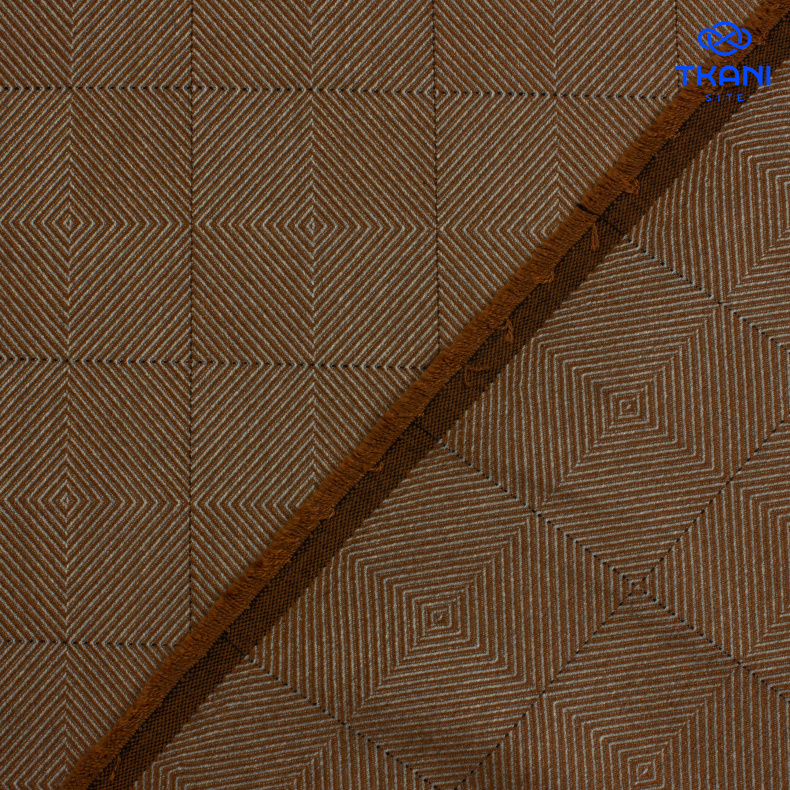 1490. Костюмная поливискоза. Жаккард. Уценка!!! от Tkani.site