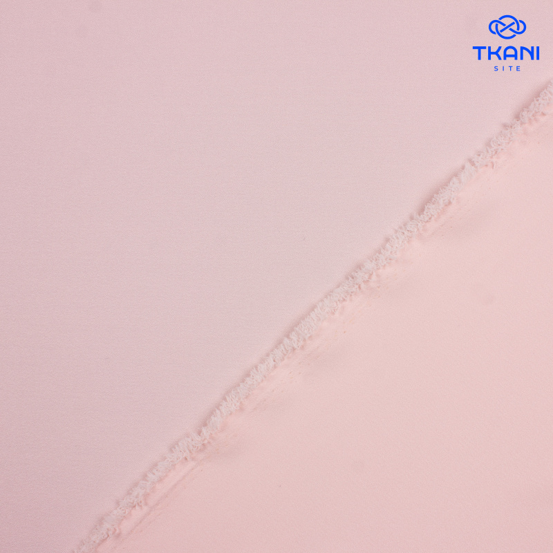 1662. Креп шифон. Нежный персик.