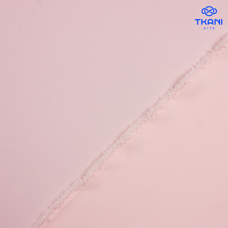 1662. Креп шифон. Нежный персик. - фото 2