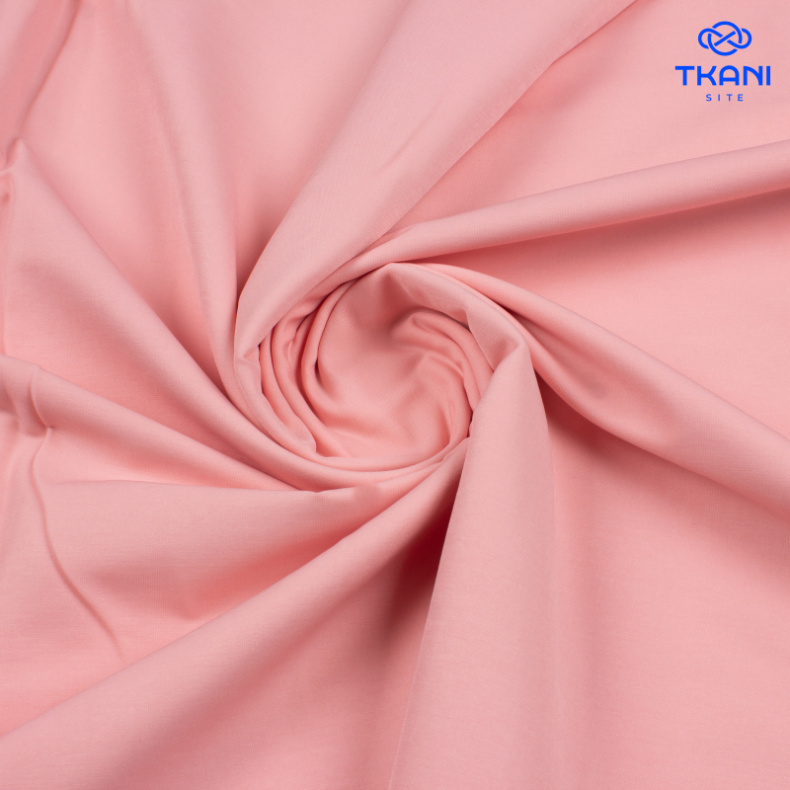 1669. Плательная вискоза. Тропический персик. от Tkani.site