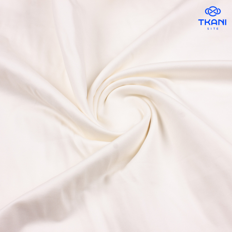 1673. Трикотажное полотно. Аллези. Молочный. от Tkani.site