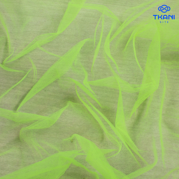 1683. Фатин средней жесткости. Зеленый неон. - фото 1