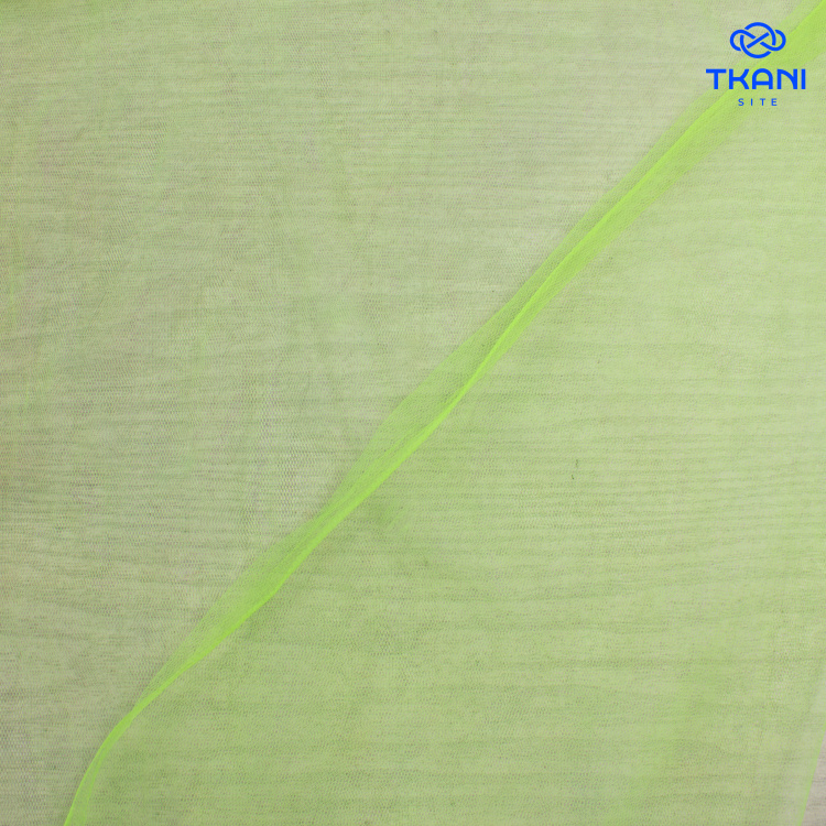 1683. Фатин средней жесткости. Зеленый неон. - фото 2