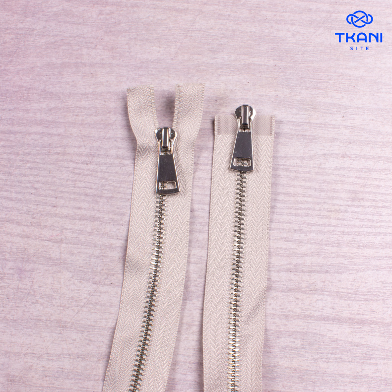 2510. Молния двухзамковая разъемная. Металл. 80см. Цена за 1шт от Tkani.site