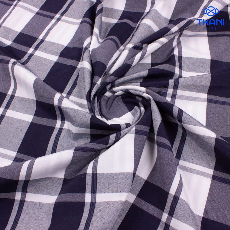 1716. Костюмная поливискоза. В клетку.