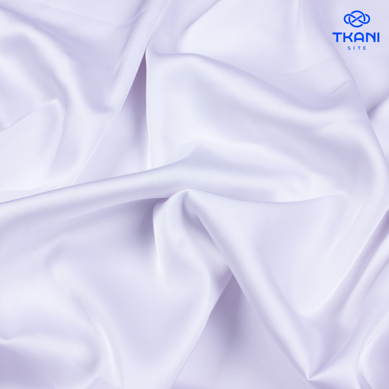 1719. Искусственный шелк. Армани. Белый.