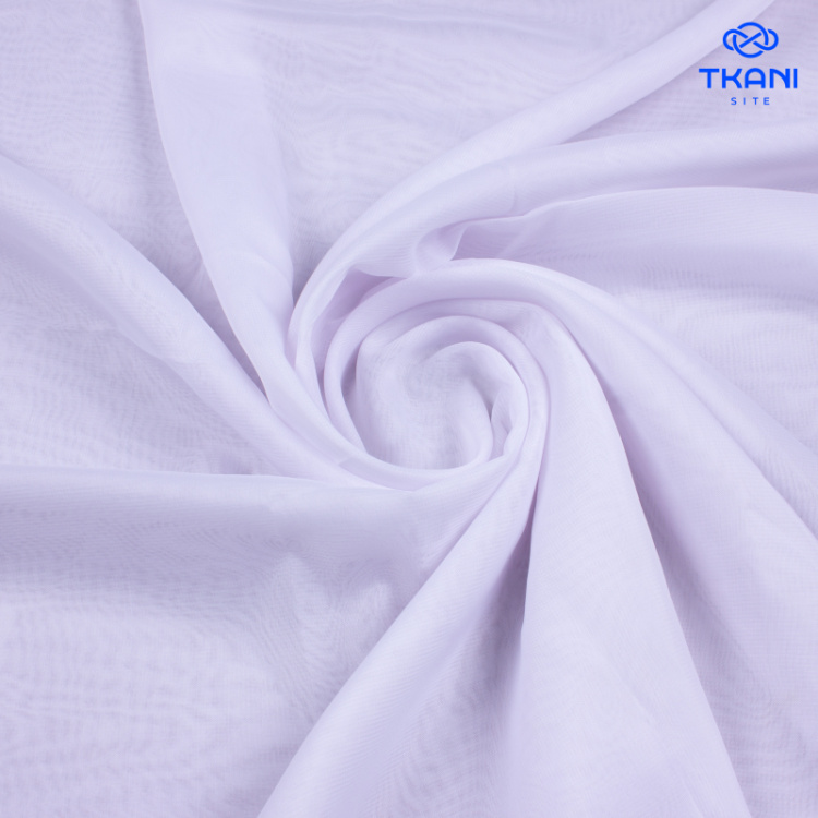 1721. Шифон. Белый.