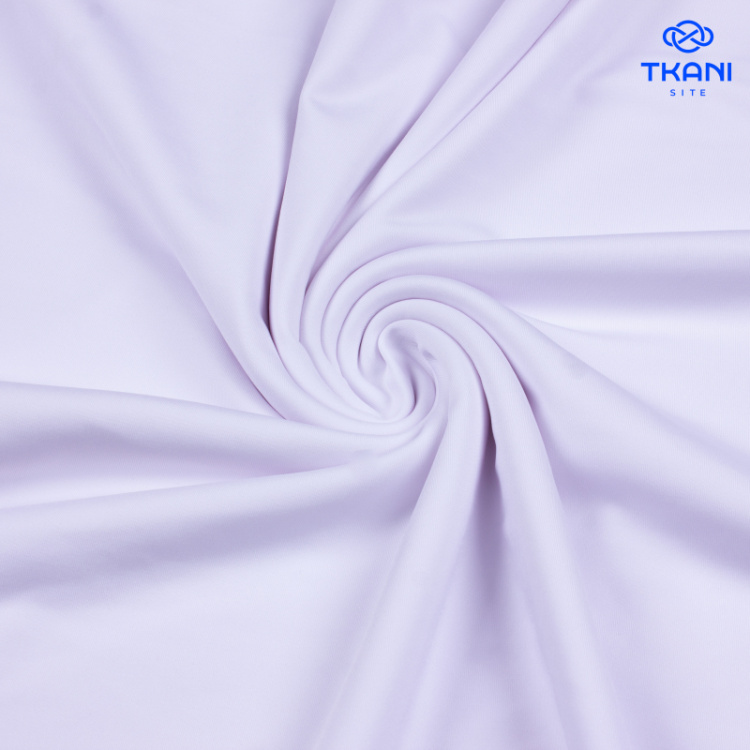 1724. Эластичное трикотажное полотно. Лосины. Белый.