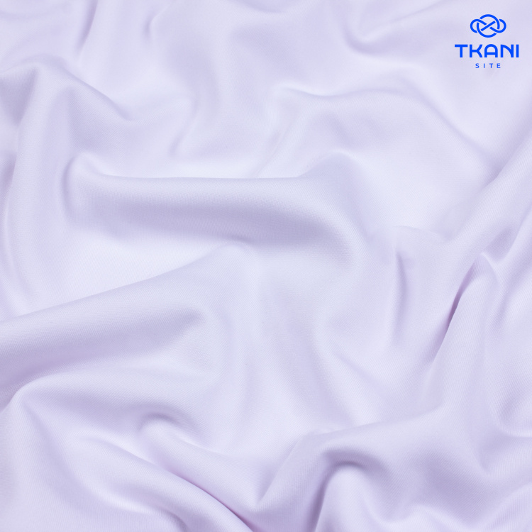 1724. Эластичное трикотажное полотно. Лосины. Белый. - фото 1