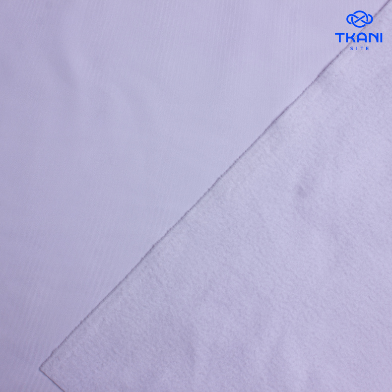 1724. Эластичное трикотажное полотно. Лосины. Белый. от Tkani.site