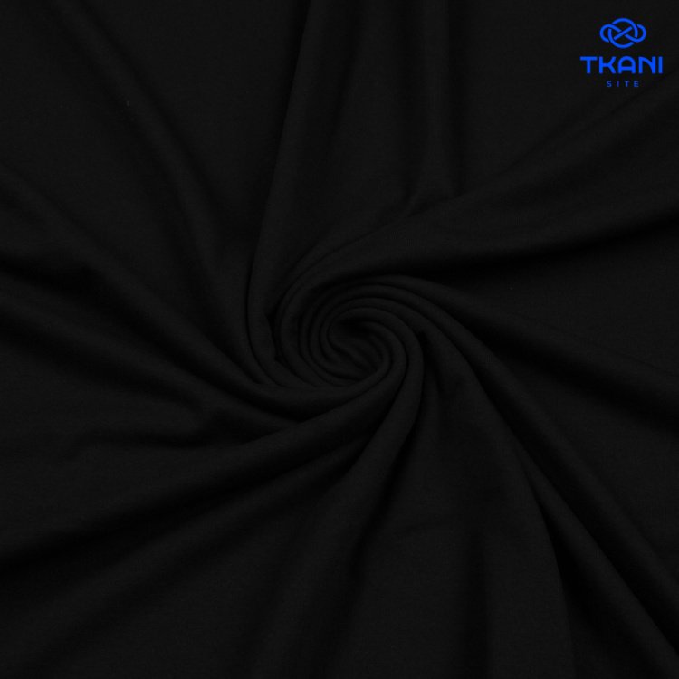 1729. Кулирная гладь. Чулок. Черный.