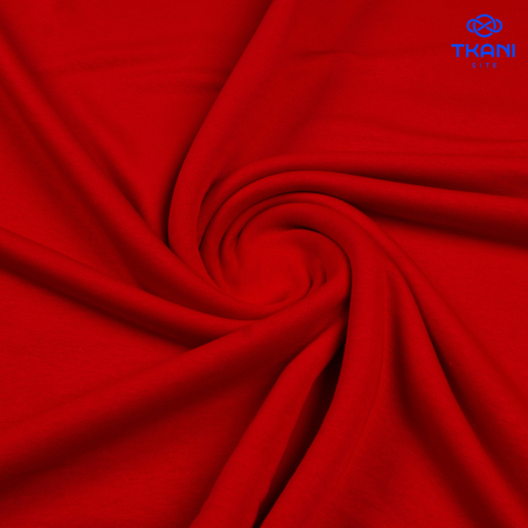 1735. Футер 3нитка. Петля. Красный.