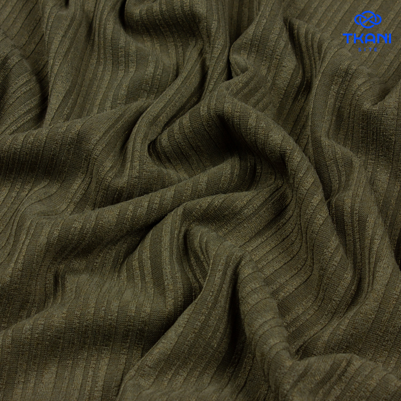 1736. Трикотажное полотно. Оливка.