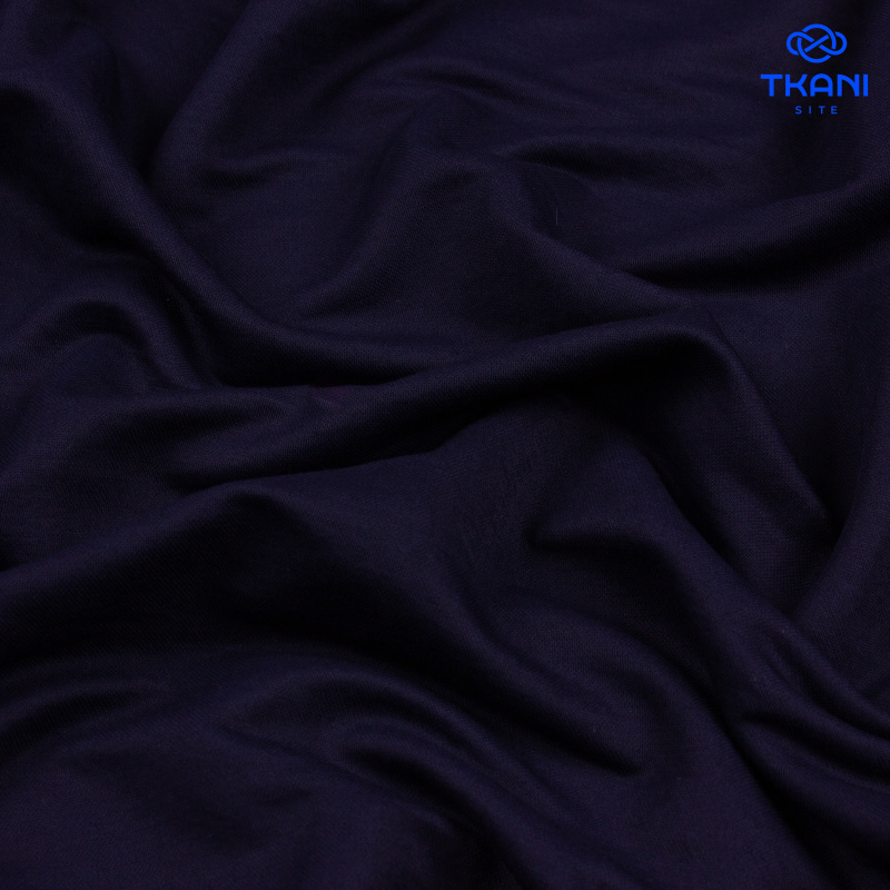 1749. Трикотажное полотно. Лакоста. Темно-синий.