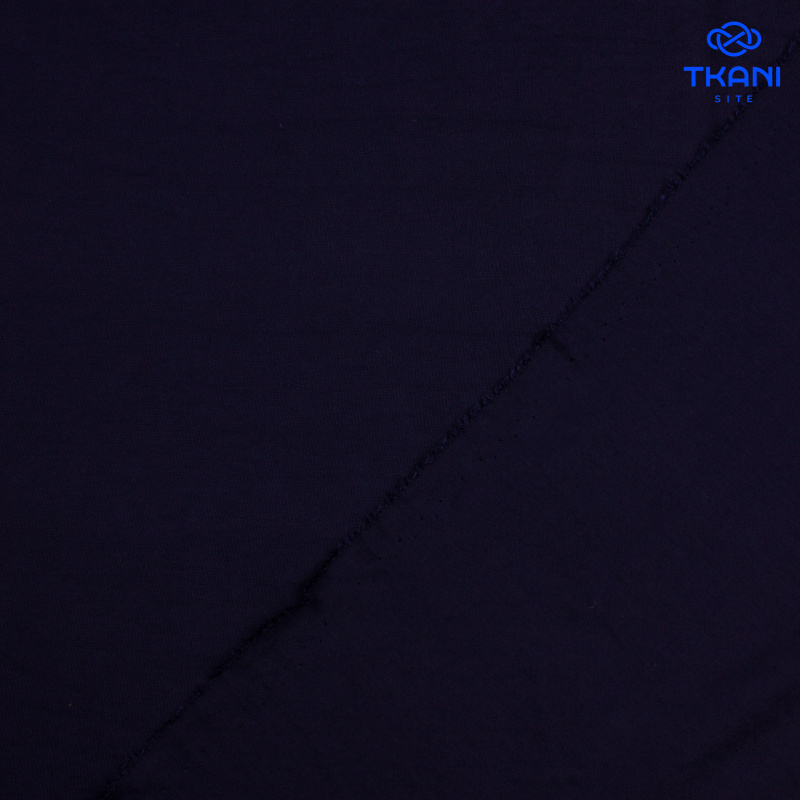 1749. Трикотажное полотно. Лакоста. Темно-синий.