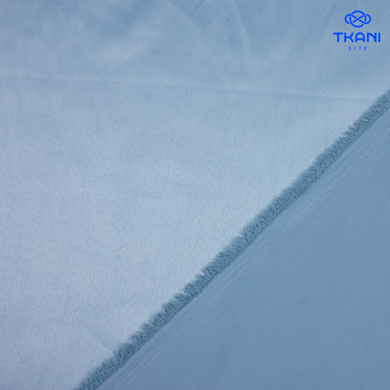 1773. Костюмно-плательный атлас. Аквамарин.