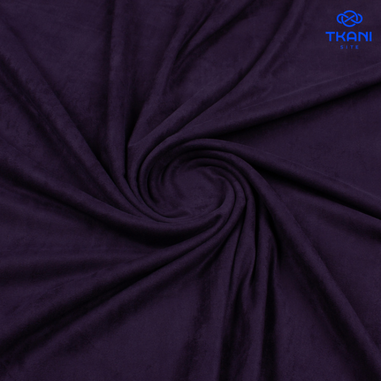 1774. Замша двухсторонняя. Темно-синий.