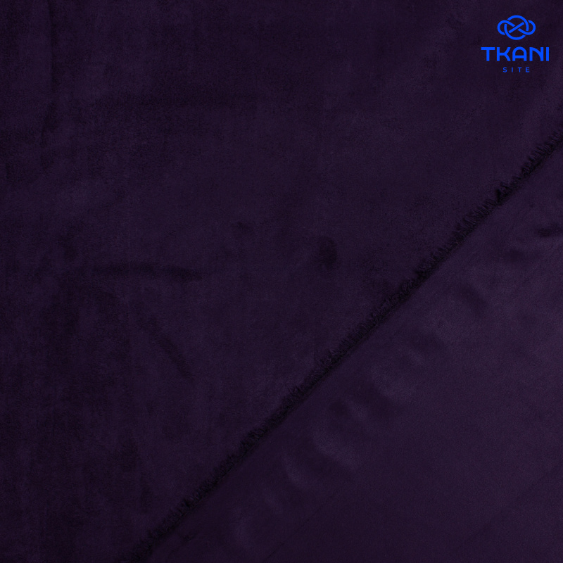 1774. Замша двухсторонняя. Темно-синий.