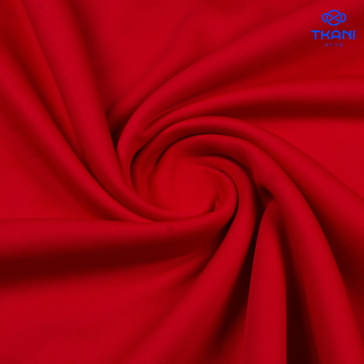 1778. Футер 3нитка с начесом. Красный.