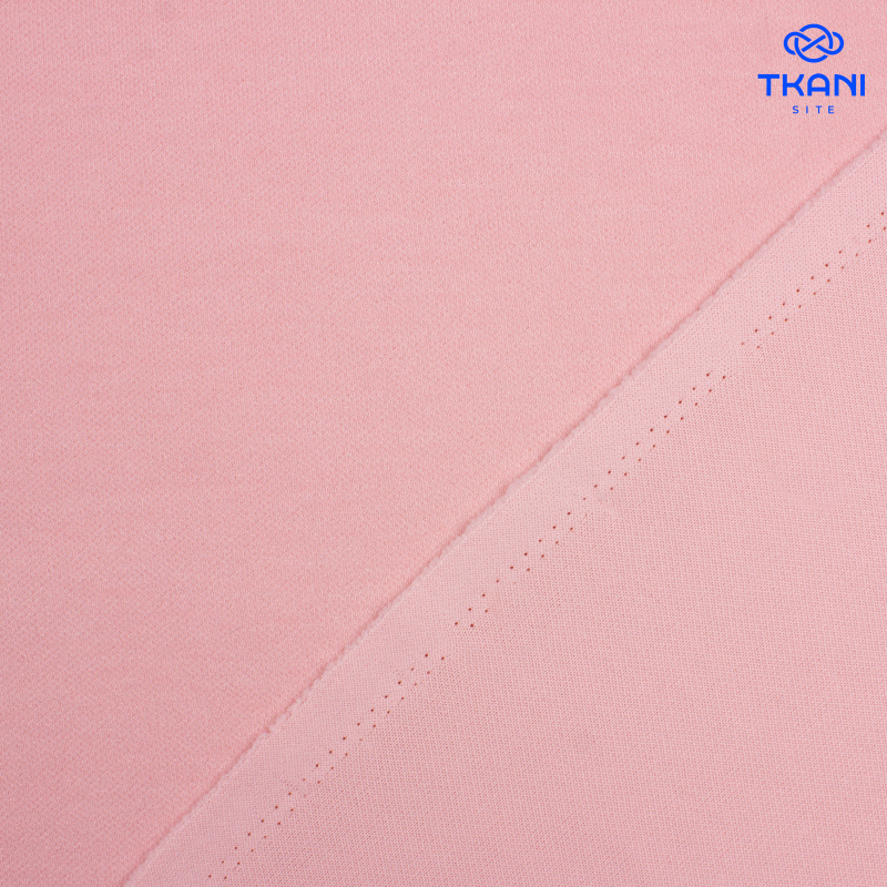 1783. Трикотажное полотно с люрексом. Зима. Розовый.