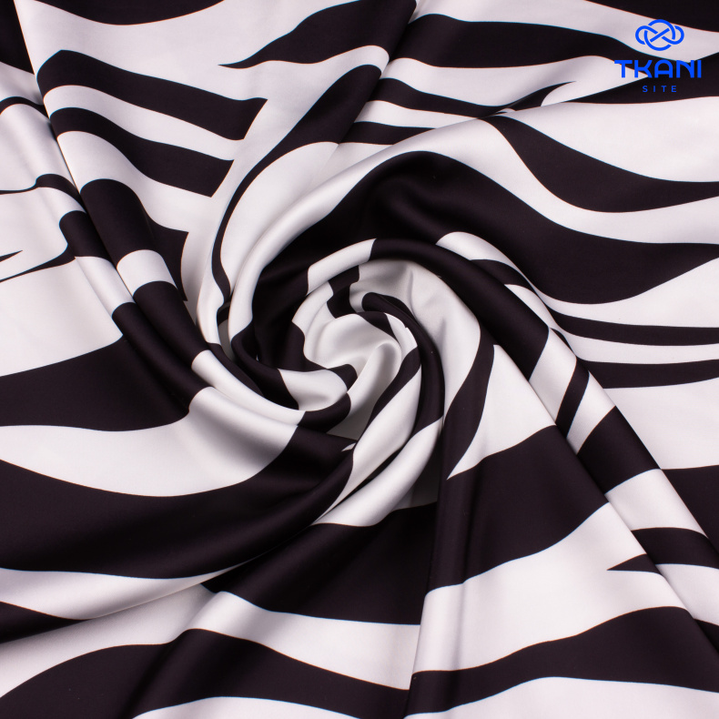 1786. Тяжелый Армани. Принт. от Tkani.site