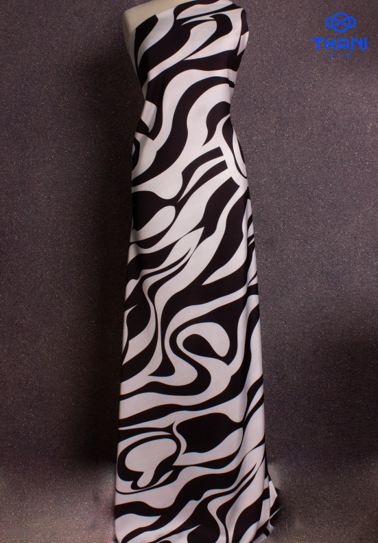 1786. Тяжелый Армани. Принт. от Tkani.site