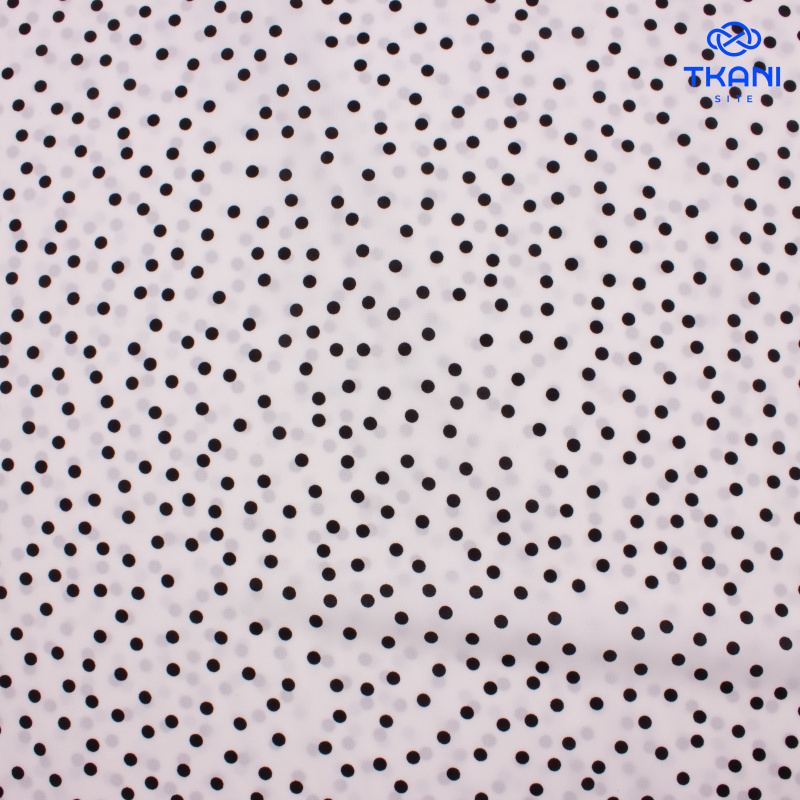 2521. Плательная. Диор. В горошек