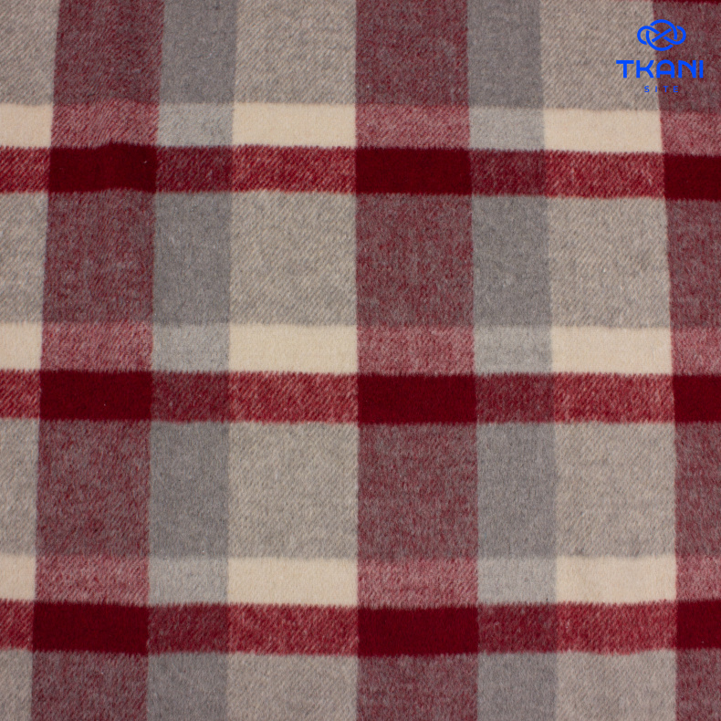 2535. Костюмная. Фланель. В клетку от Tkani.site