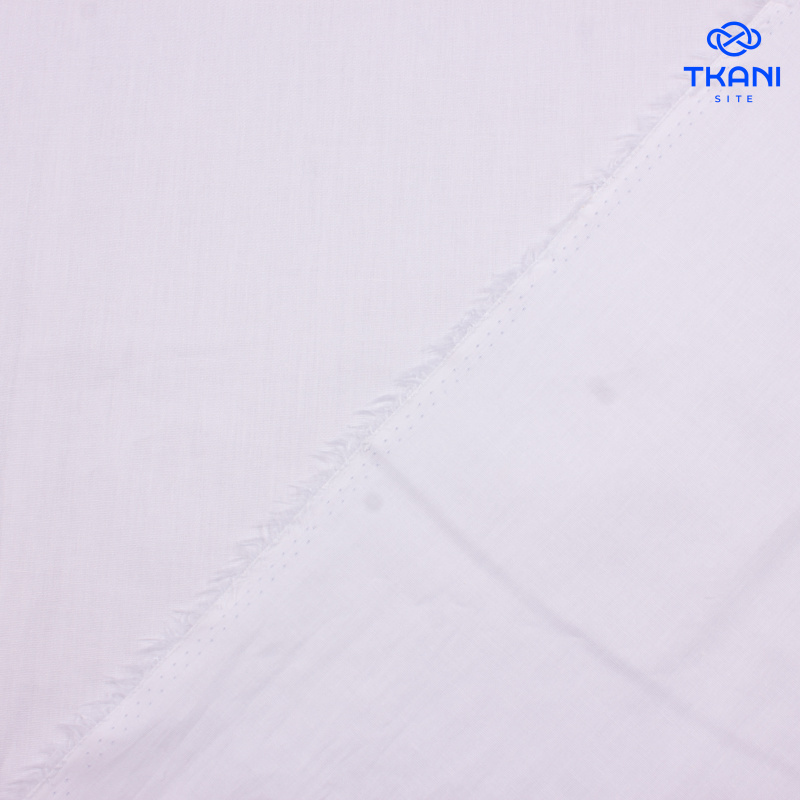 2554. Поплин. Хлопок. Белый