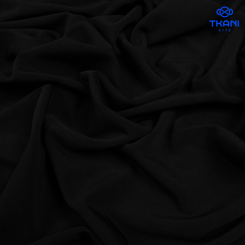 2542. Трикотажное полотно. Масло. Черный. Брак!!!