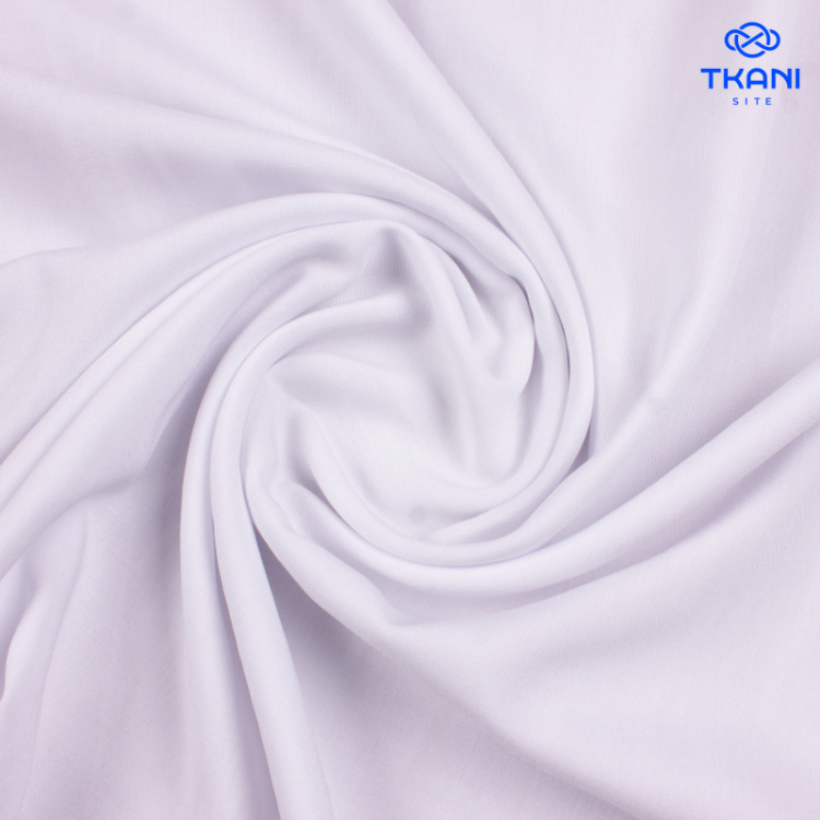 2559. Плательная. Вискоза. Штапель. Белый