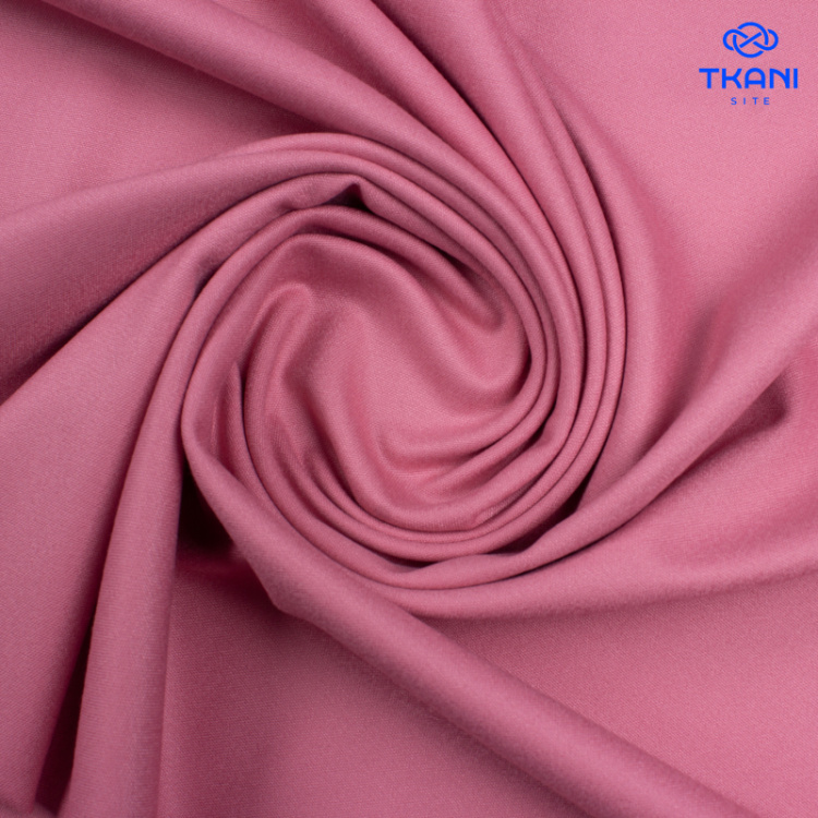 1757. Костюмно-плательная вискоза. Дикая роза. Уценка!!!