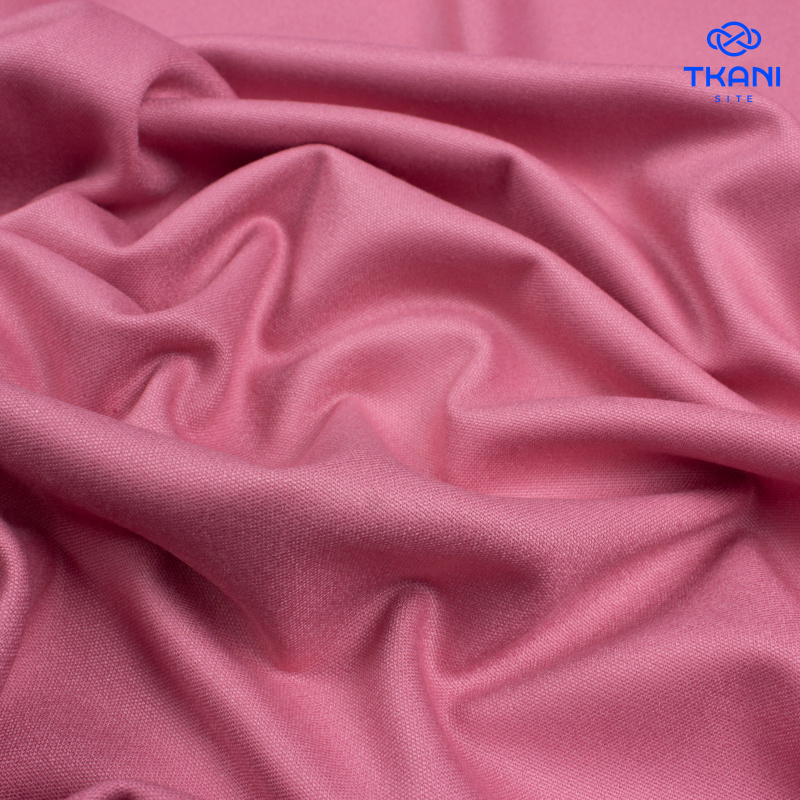 1757. Костюмно-плательная вискоза. Дикая роза. Уценка!!!