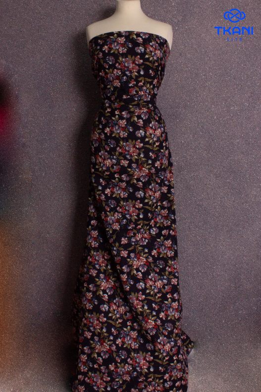 1801. Лен с вискозой. Принт. от Tkani.site