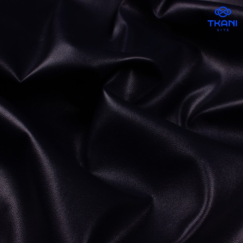 1807. Экокожа. Темно-синий. от Tkani.site