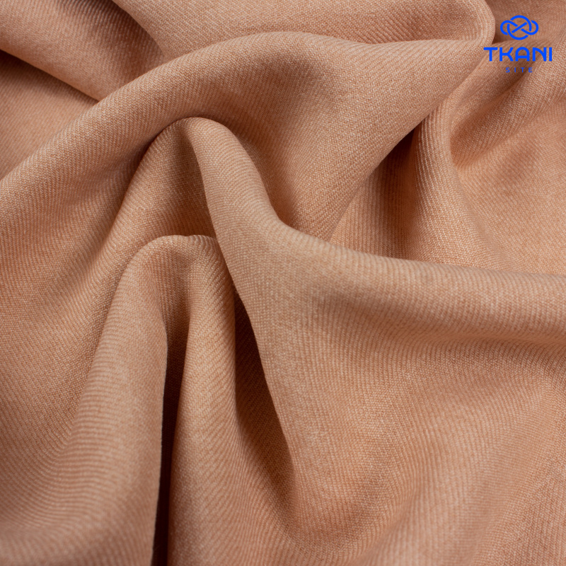 2591. Искусственный лен. Манго. Карамельный крем