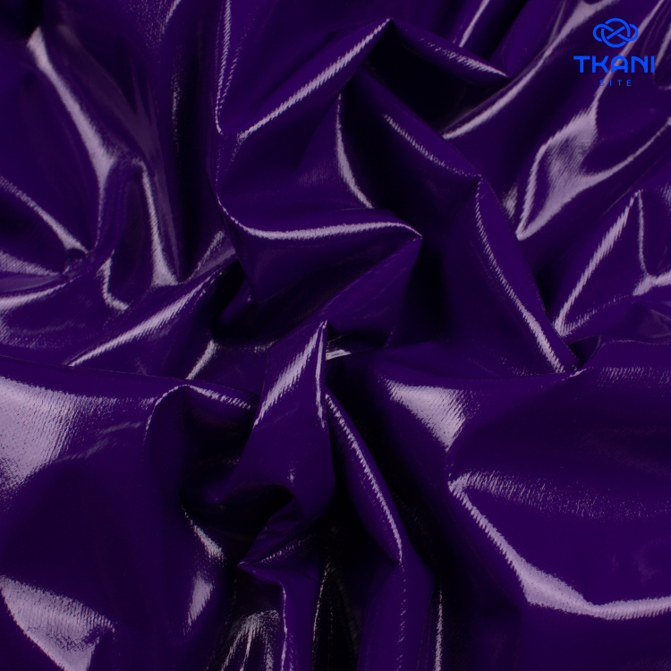 1812. Экокожа. Лаке. Фиолетовый. - фото 1