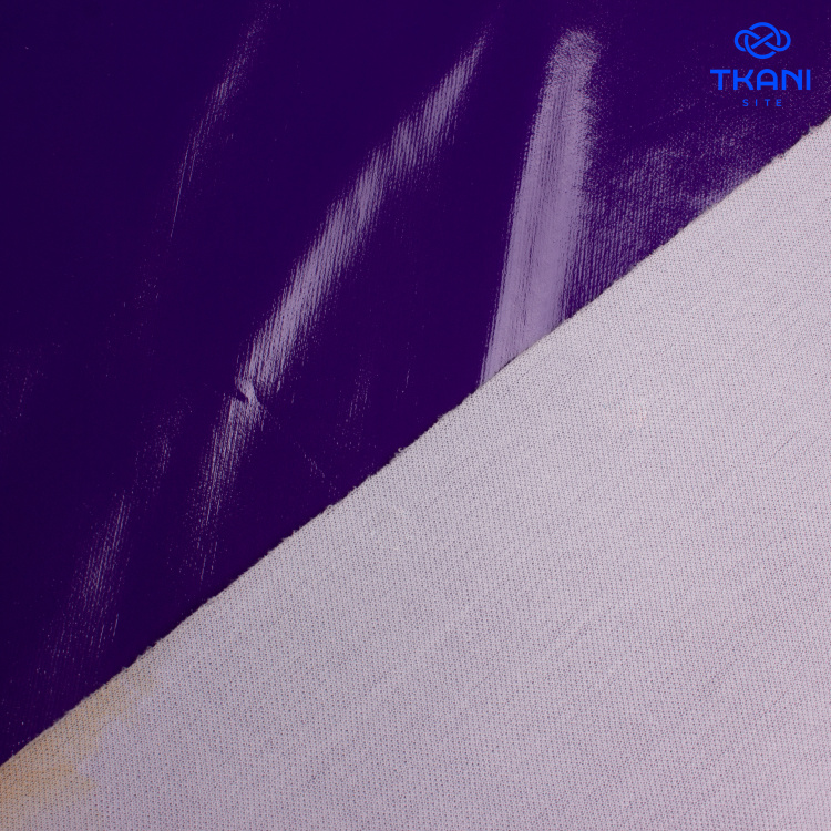 1812. Экокожа. Лаке. Фиолетовый. - фото 2