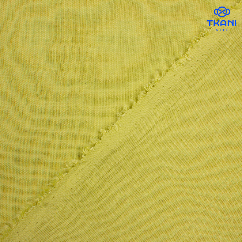 1817. Искусственный лен. Солнечный лайм. от Tkani.site