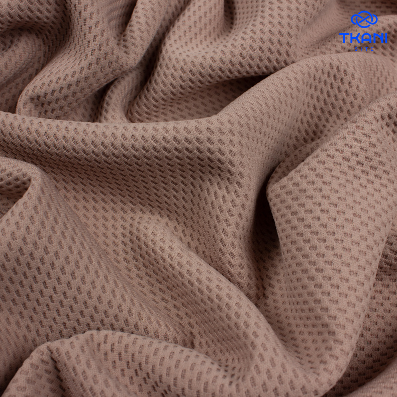 1819. Фактурное трикотажное полотно. Диор. Латте. от Tkani.site