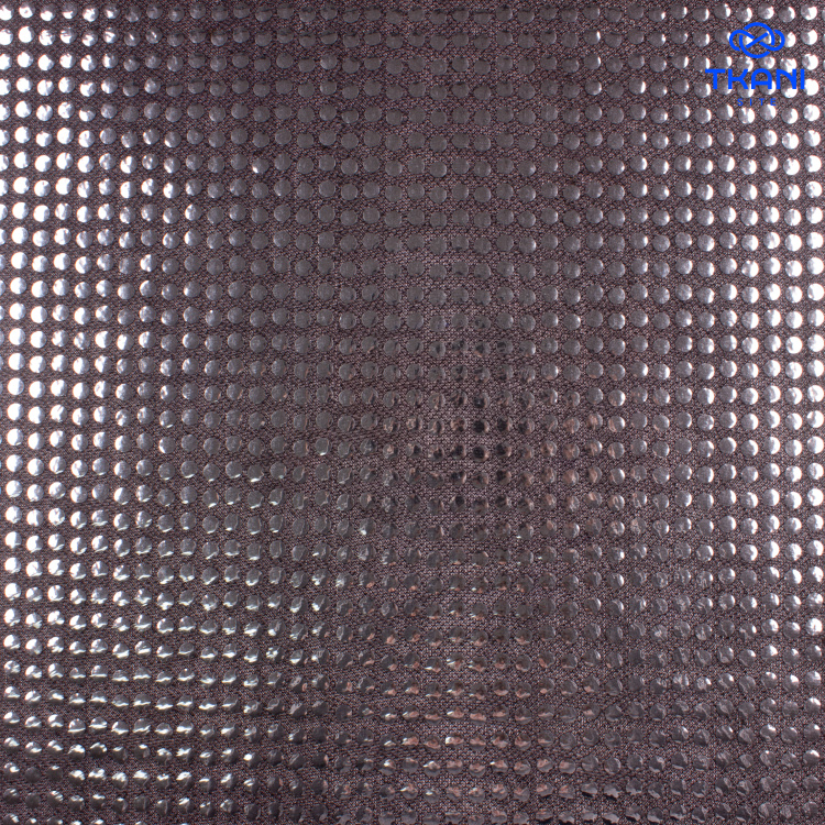 2599.Пайетки на сетке. Серебро. Уценка!!! - фото 1