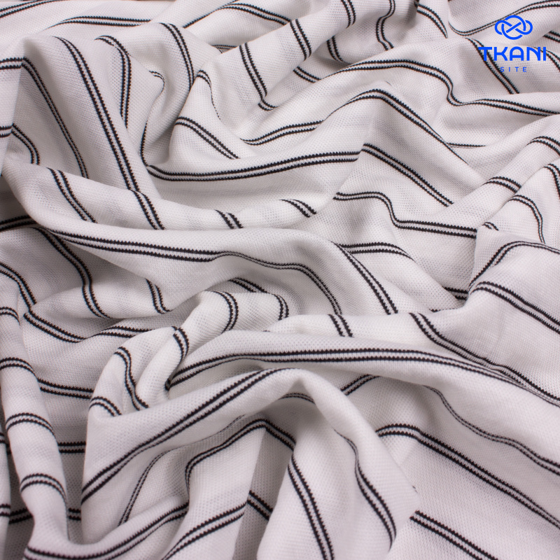 2612. Трикотажное полотно. Лакота. В полоску